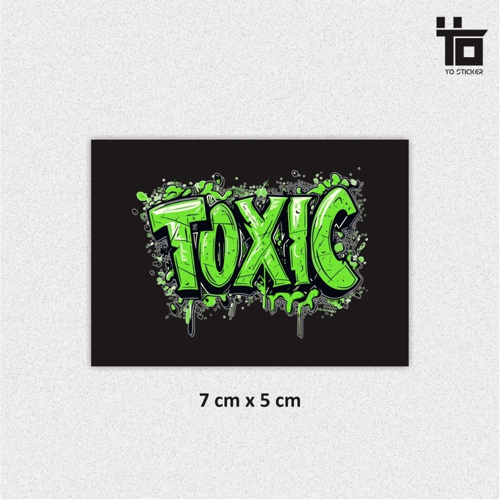 

STICKER TOXIC/STICKER KEREN/STICKER VIRAL/STICKER LUCU