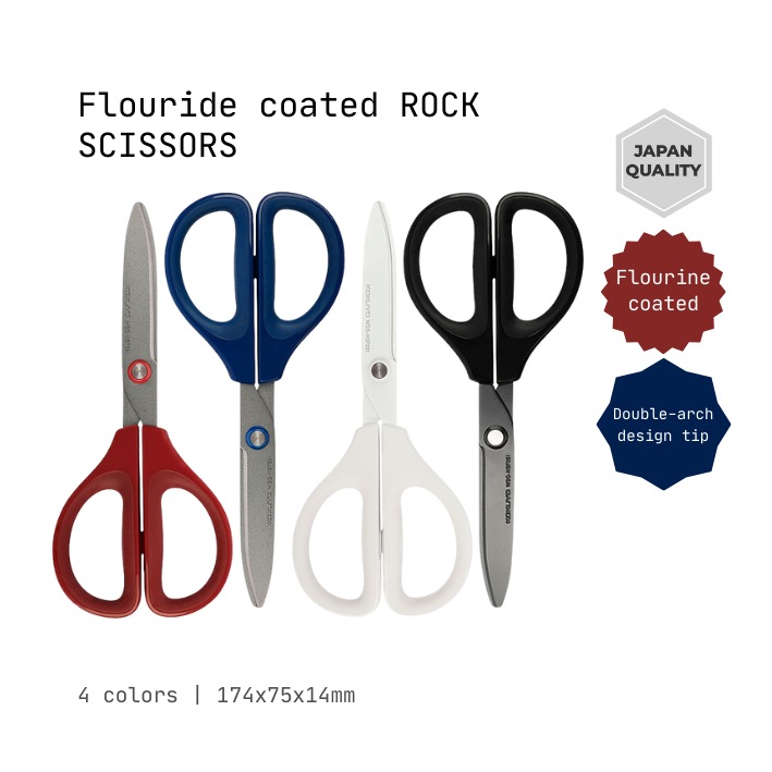 

Kokuyo Saxa Scissors Gunting Serbaguna Pelajar Kantor Anti Lengket HAZA-HSF251