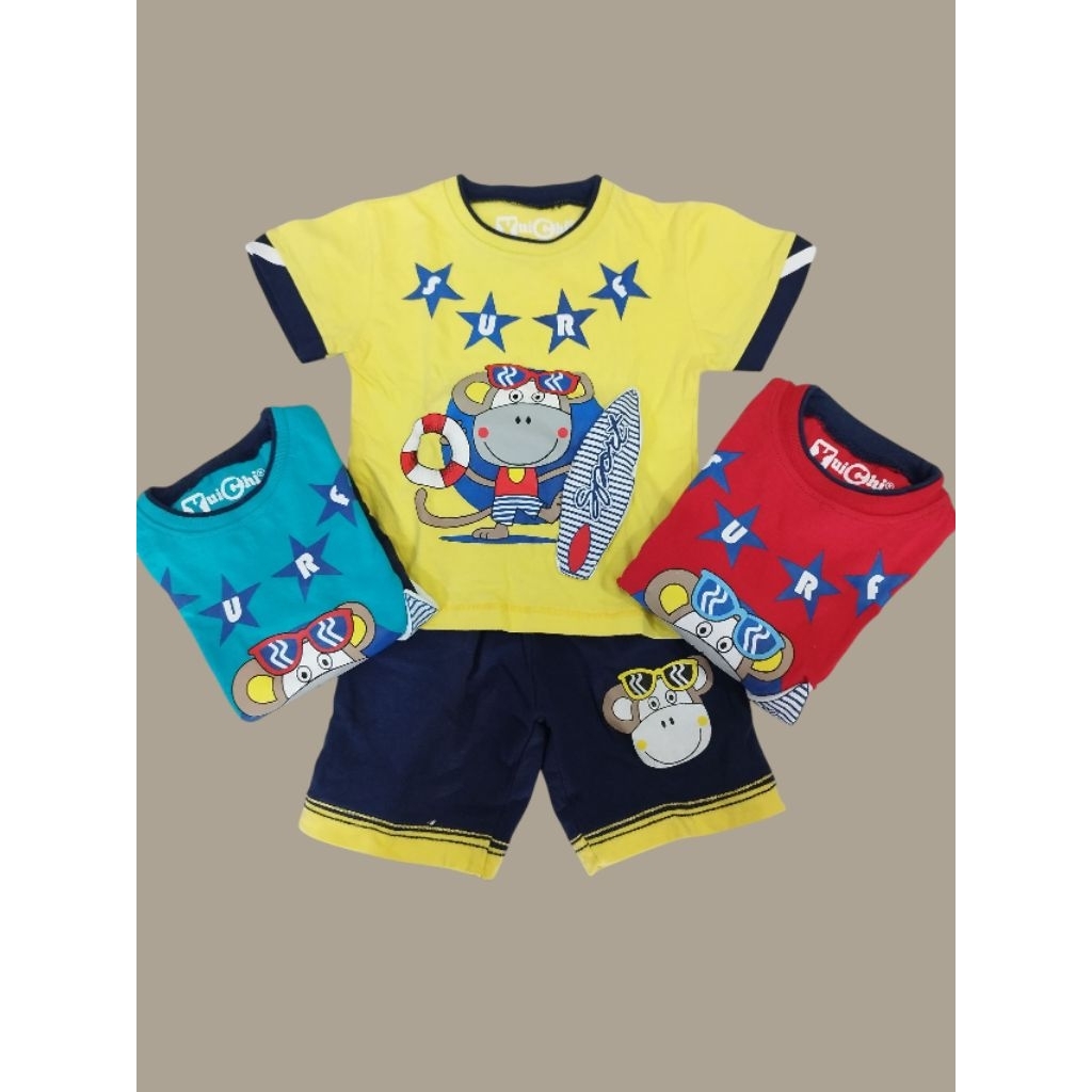 setelan bayi laki laki umur  5 bulan -1 tahun