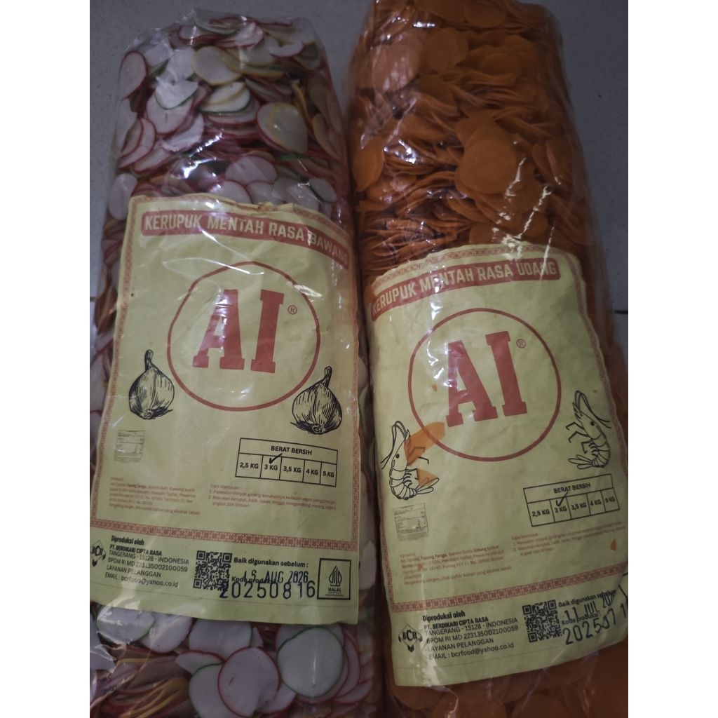 

KERUPUK A1 250gram BAWANG DAN UDANG