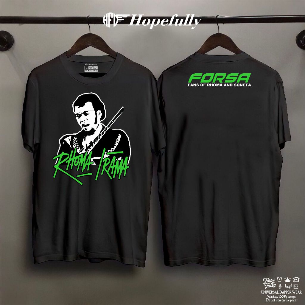 Tshirt Kaos Rhoma irama Forsa Soneta bast quality / Kaos forsa soneta premium quality bahan 100% Cat