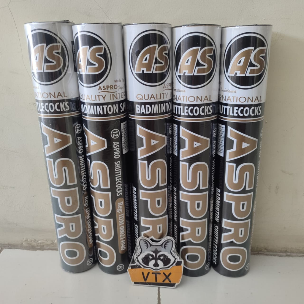 Shuttlecock Kock Aspro Hitam