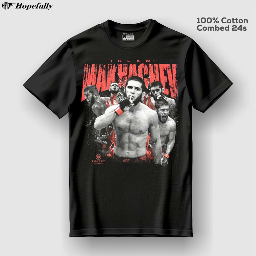 Tshirt Kaos Islam makhachev premium quality / Kaos UFC Islam makhachev From dagestan