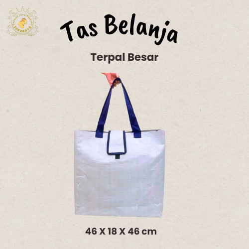 TAS BELANJA / TAS TERPAL / TAS TERPAL BELANJA / TAS BESAR / TAS BELANJA PASAR (4646)
