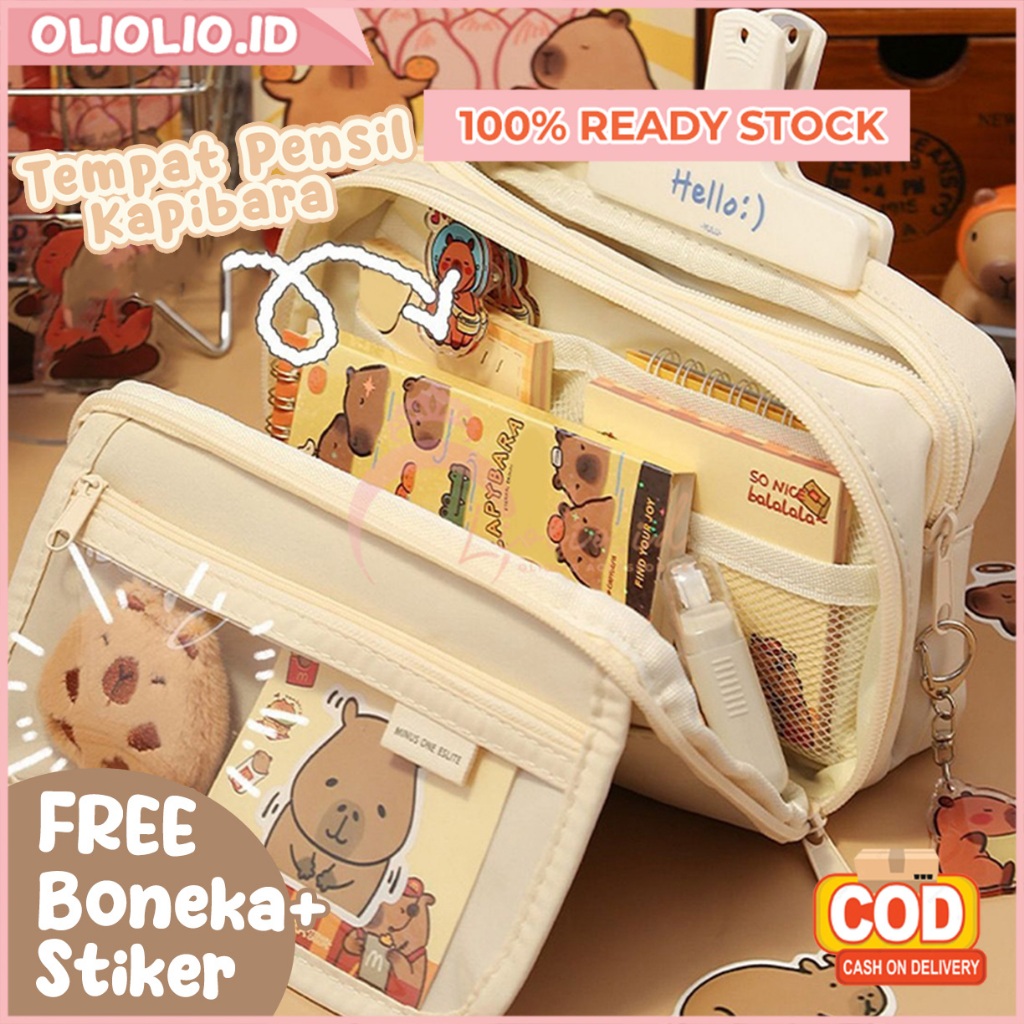 

Tempat Pensil Sekolah Model Lucu Kotak Pensil Jumbo Perlengkapan Alat Tulis Multifungsi