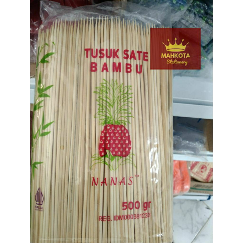Tusuk Lidi Sate  Bakso Bakar Seafood/Lidi Sate Bambu 500grm