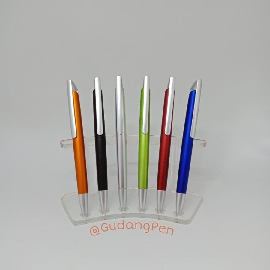 

Pulpen Plastik 16 + Sablon 1 warna 1 sisi