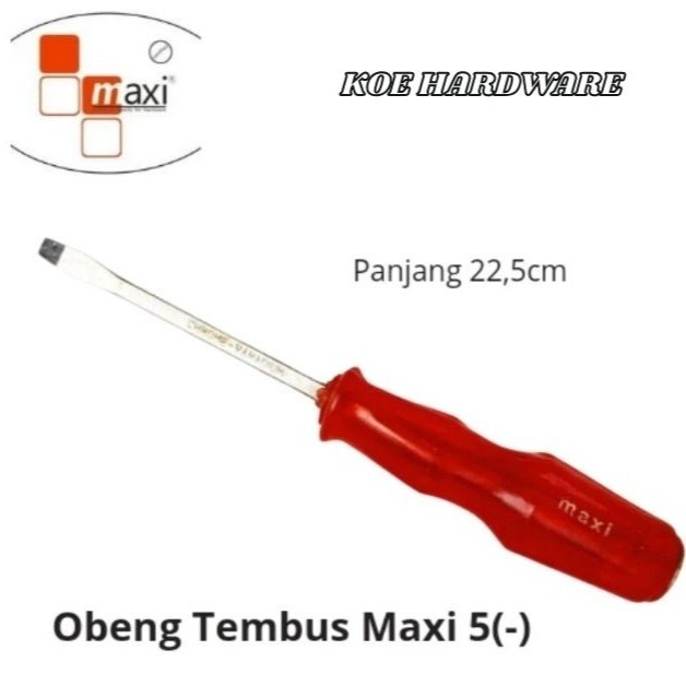 KoeHardware - Obeng Tembus Maxi 5"(-)/Obeng Tembus Bodi Besar 5"(-)/Obeng Tembus Ketok 5(-)