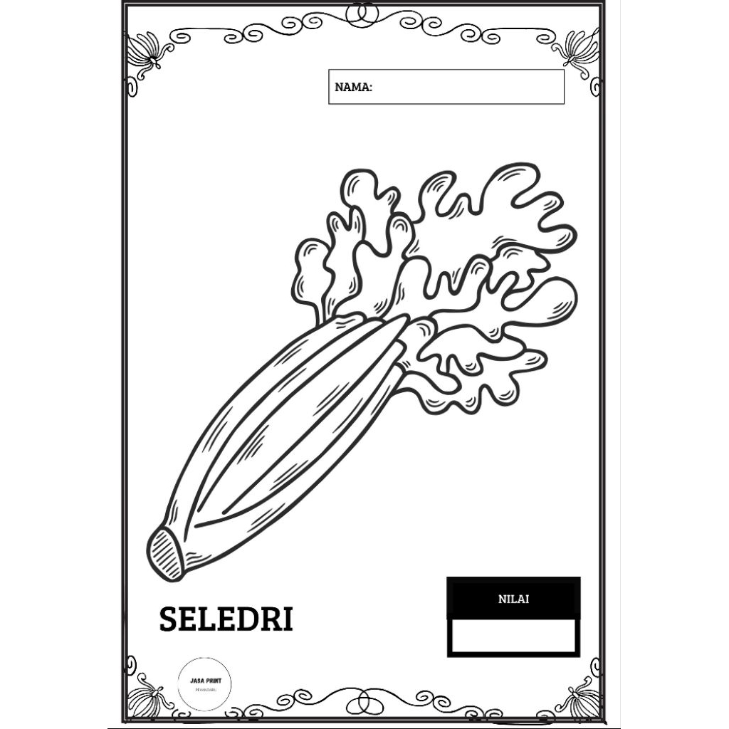 

KERTAS MEWARNAI "SAYURAN