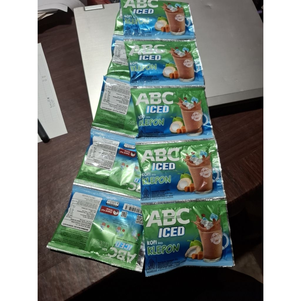 

ABC ICE KLEPON 10 BUNGKUS @ 25 GRAM