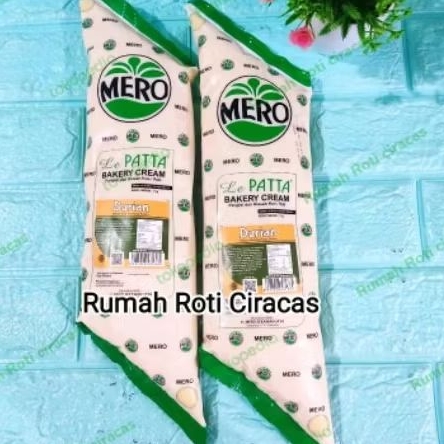 

MERO LEPATTA DURIAN FILLING TOPPING 1KG SELAI DURIAN KRIM ISIAN ROTI