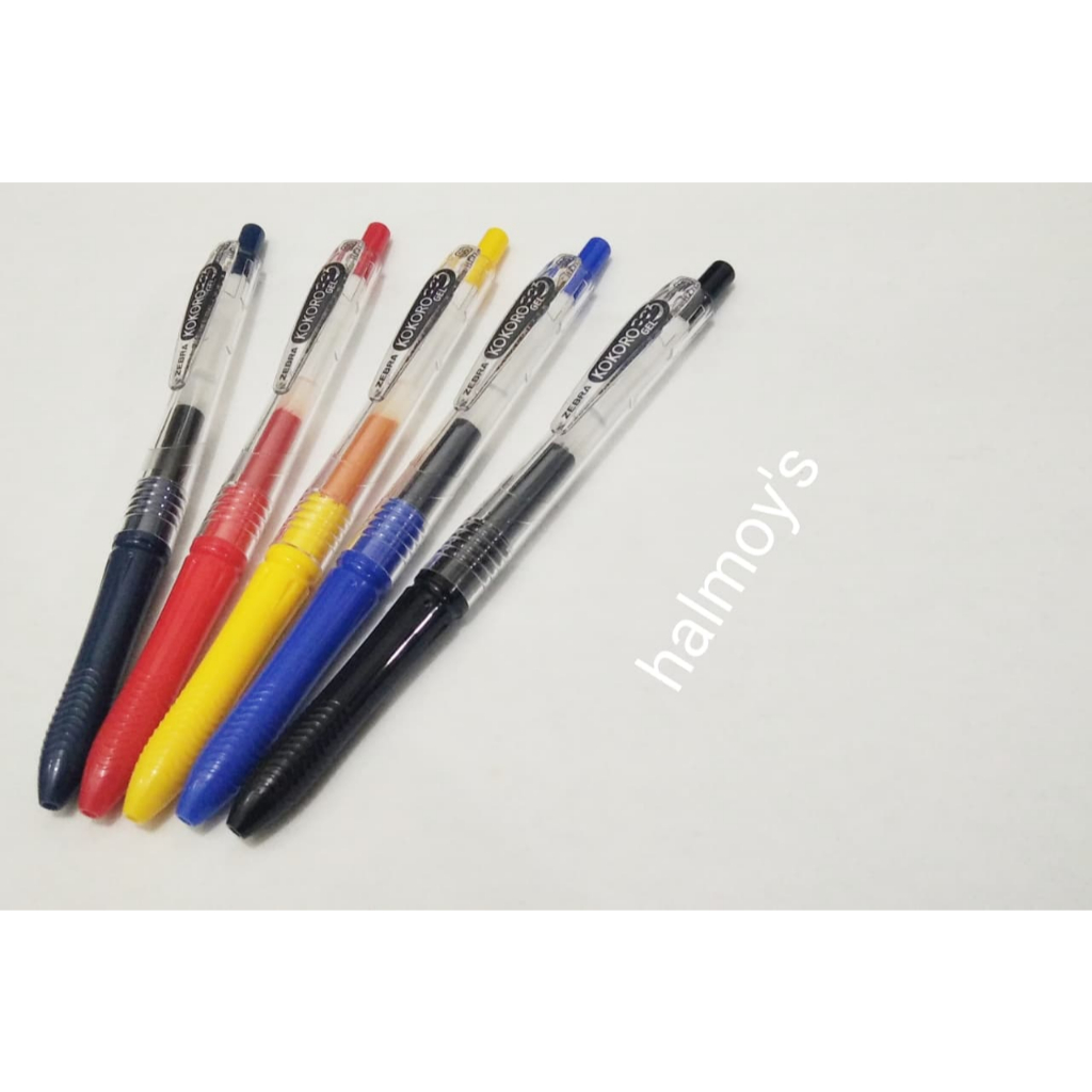 

PULPEN CAIR / GEL ZEBRA KOKORO 0.5 MM TERDAPAT 8 VARIAN WARNA ( PER PCS/ 1 BIJI )
