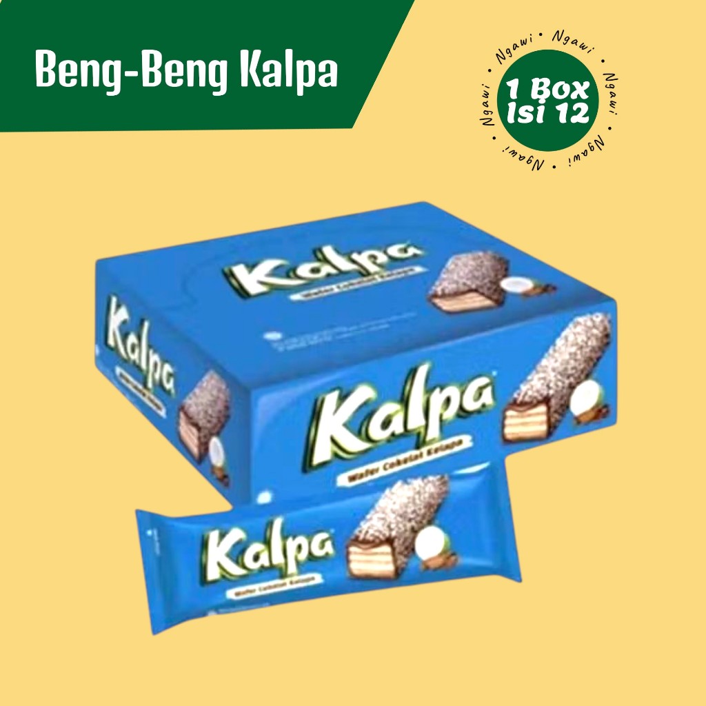 

Beng Beng Kalpa Wafer Cokelat Kelapa / Kalpa Wafer Coklat Kelapa BOX, oleh oleh ngawi