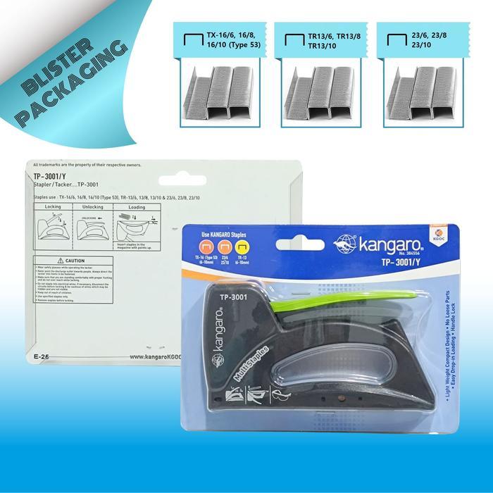 

Gun Tecker Kangaro TP3001 / Stapler Kangaro TP 3001/Y GunTacker 13/8
