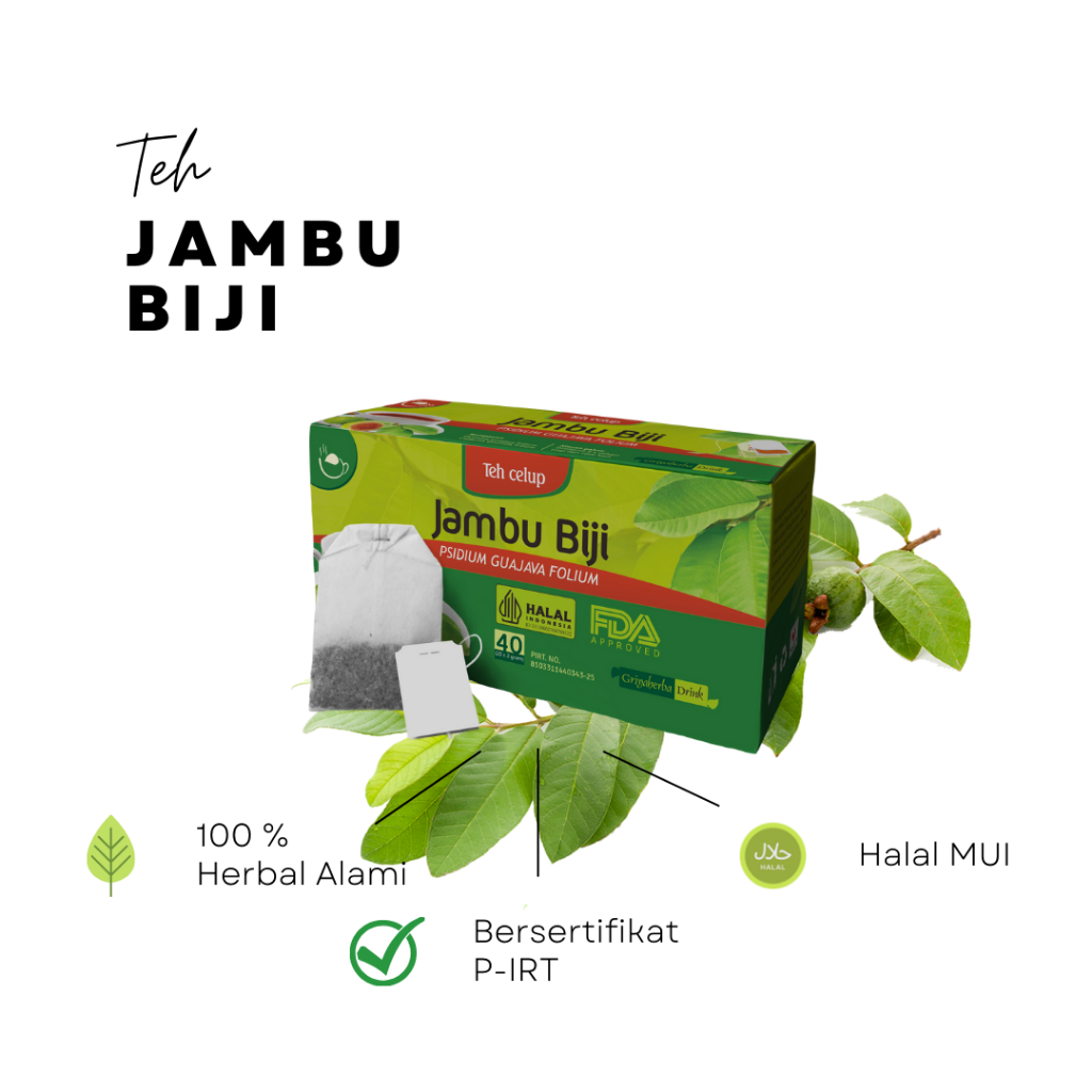 

Teh Herbal Daun Jambu Biji Membantu Mengatasi Masalah Diare Disentri Nyeri Lambung