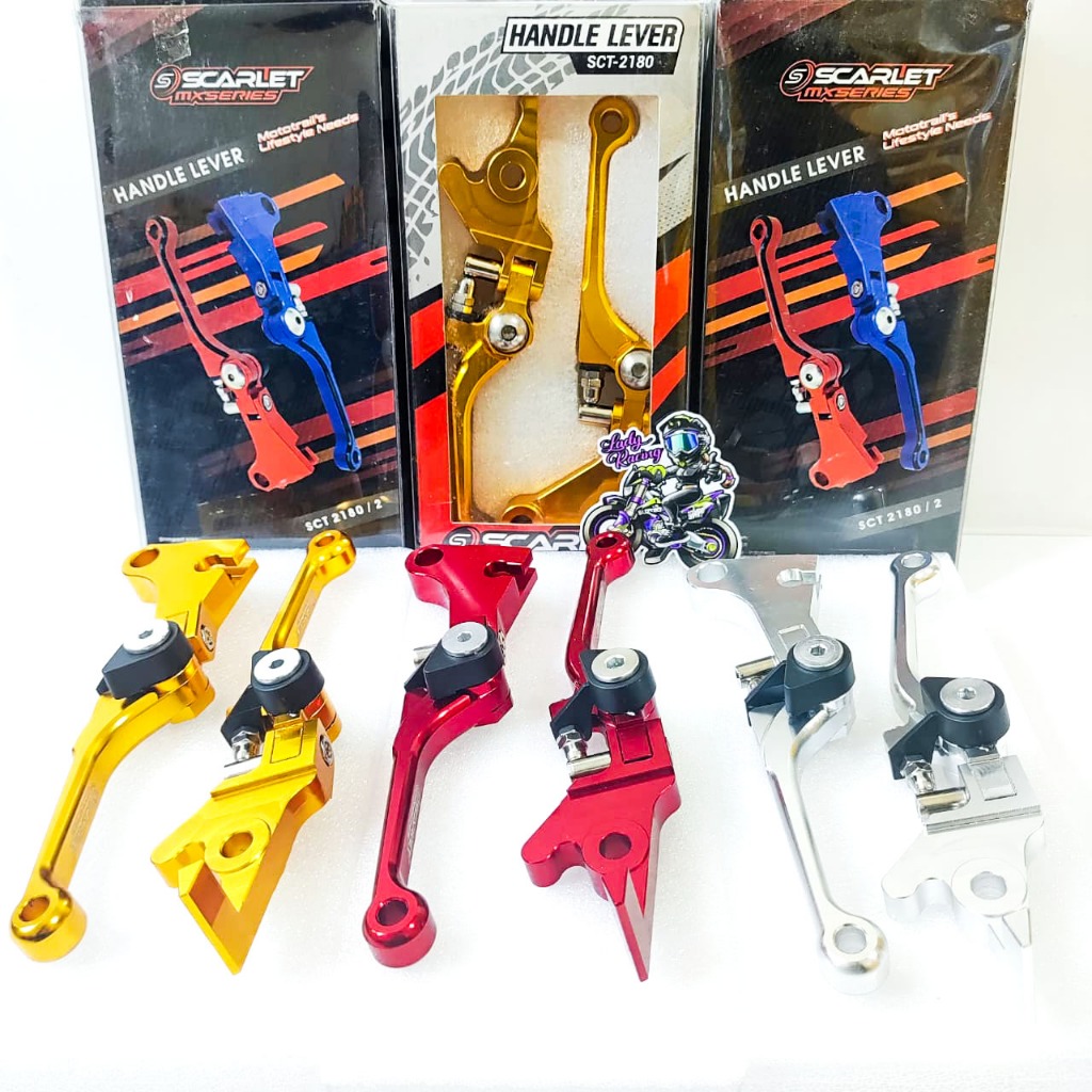 HANDLE HENDEL TUAS REM KOPLING LIPAT CRF 150 FULL CNC SCARLET