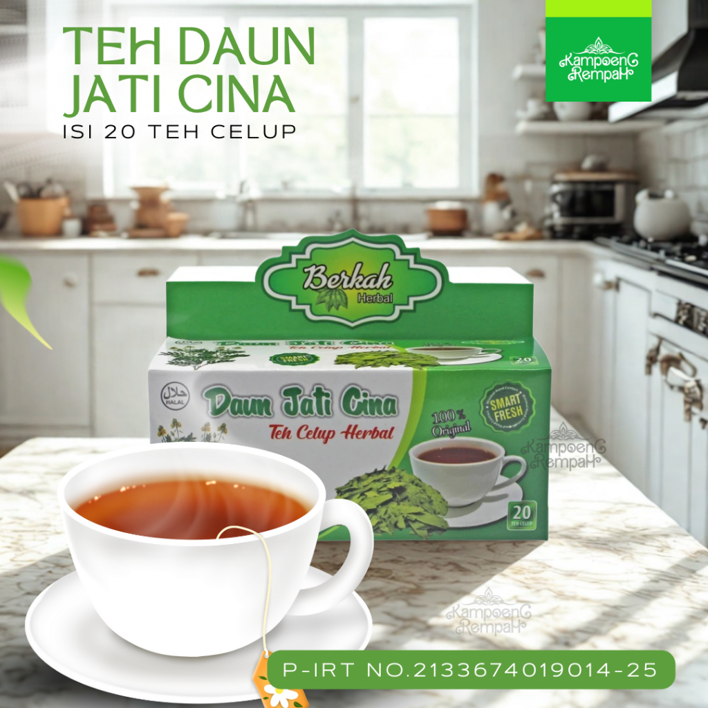 

Teh Celup Daun Jati Cina Berkah Herbal Kaya Manfaat