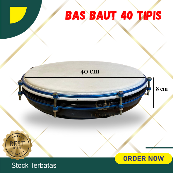 BAS BANJARI BAS FESTIVAL ukuran 40 cm hadroh rebana hadroh  bass hadroh alat hadroh alat rebana