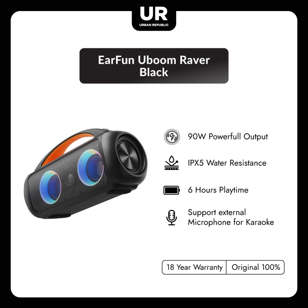 EarFun Uboom Raver - Black