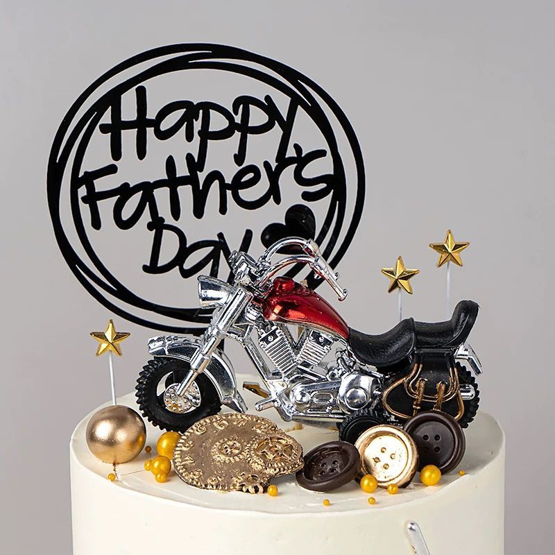 |J.A| PAJANGAN KUE MOTOR MOGE MAINAN ANAK MOTOR HARLEY / TOPPER KUE MOTOR MOGE PAJANGAN ULANG TAHUN 