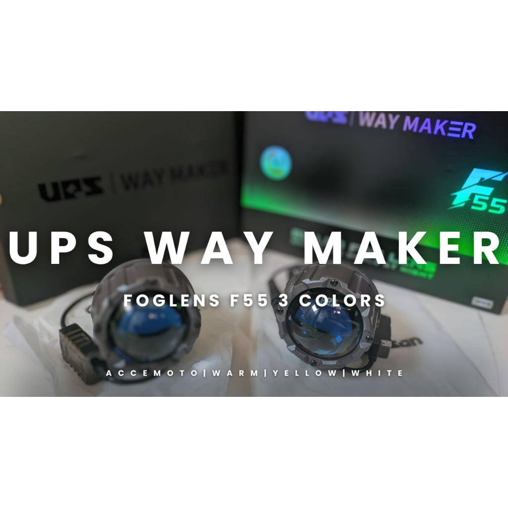 Foglamp Biled UPS Way Maker F55 High Quality Led Chips