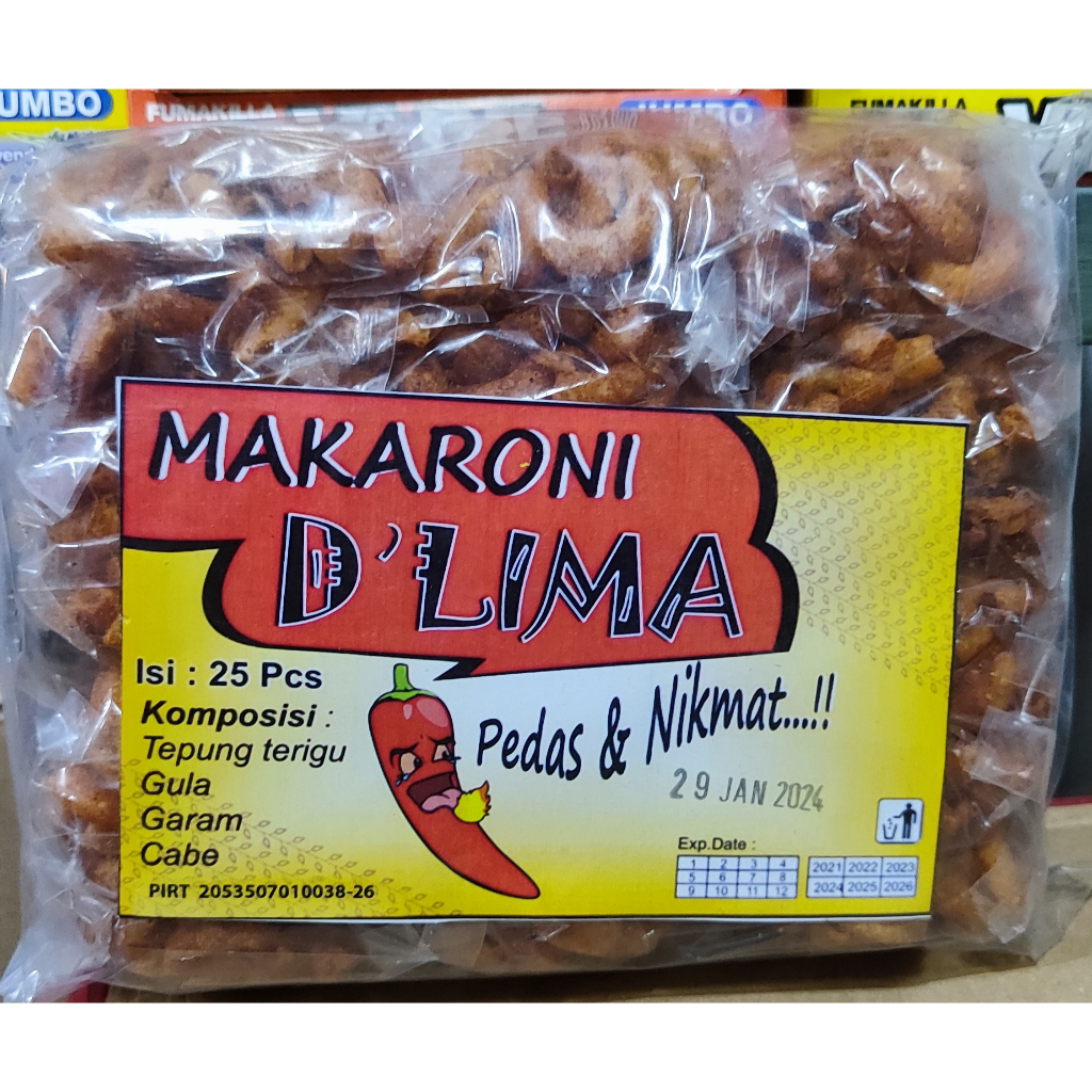

SNACK MAKARONI PEDAS KEMASAN PLASTIK BENING