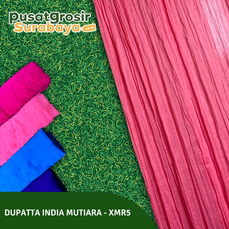 Dupatta India - Selendang India Mutiara