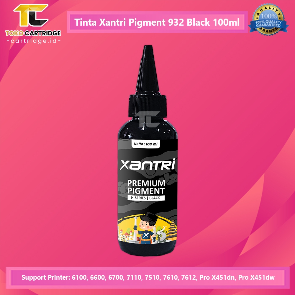Tinta Pigment 100ml Cartridge CISS HP 932 933 950 951 952 953 954 955 Pigmen Pigment Ink