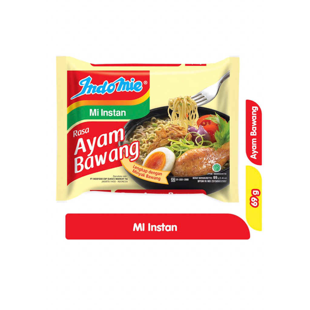

Indomie Mi Instan Ayam Bawang 69g