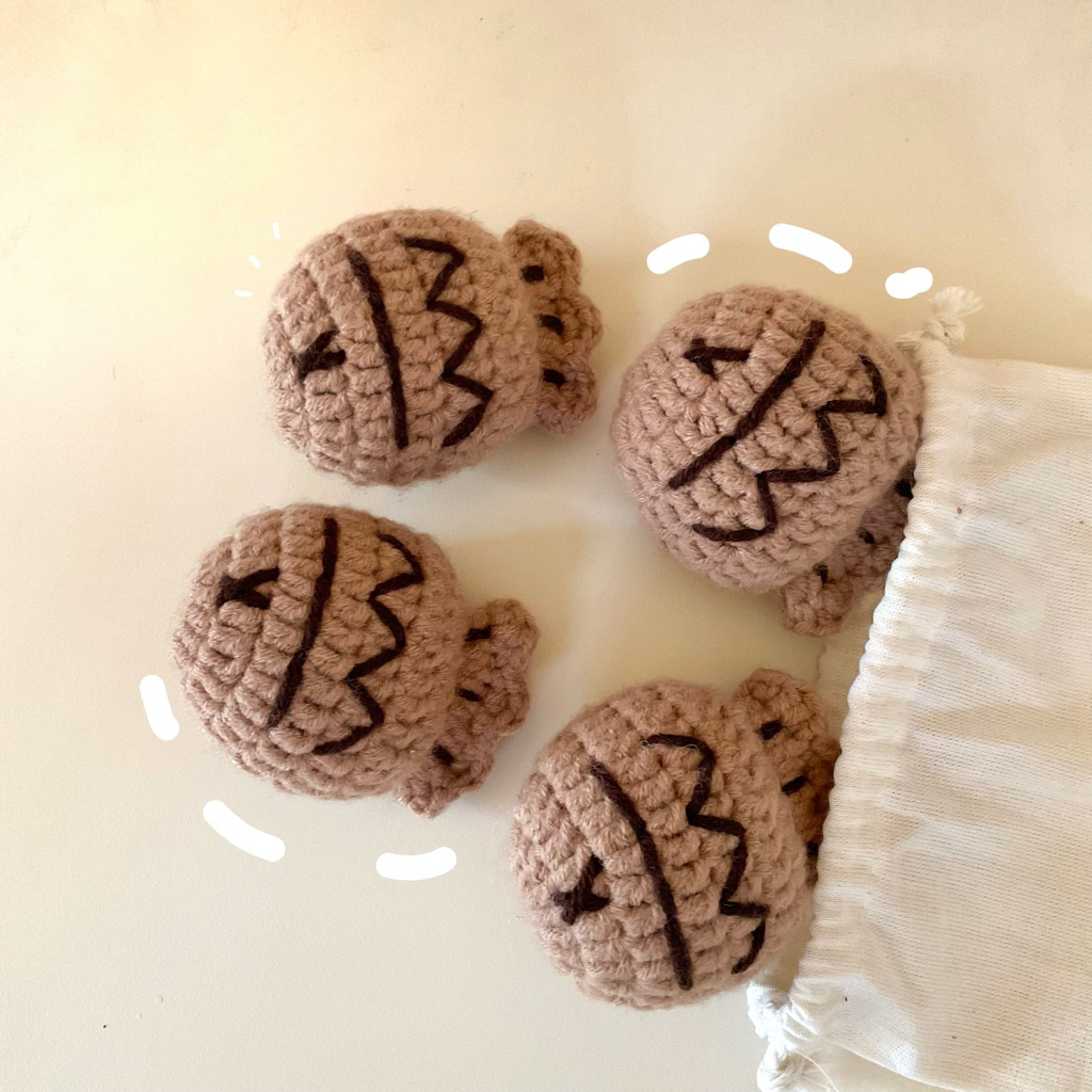 Boneka Rajut - Taiyaki/Bungeoppang || Handmade Crochet by HAENGBOKEII.STS