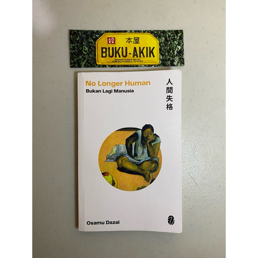 Preloved Novel No Longer Human Osamu Dazai Indonesia