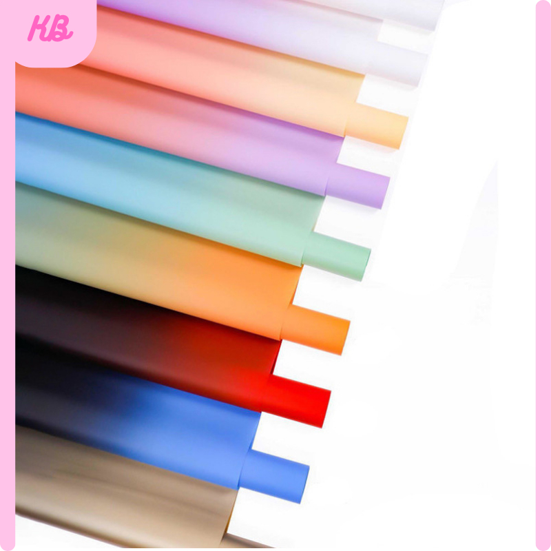 

Kertas Buket cellophane gradient Flower Wrapping Paper Florist KB6183