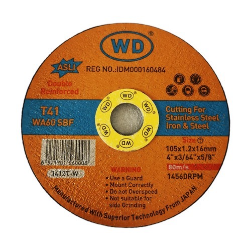 Mata Potong Gerinda 4 Inch WD T41 WA60 SBF / Cutting Disk 4" WD T41