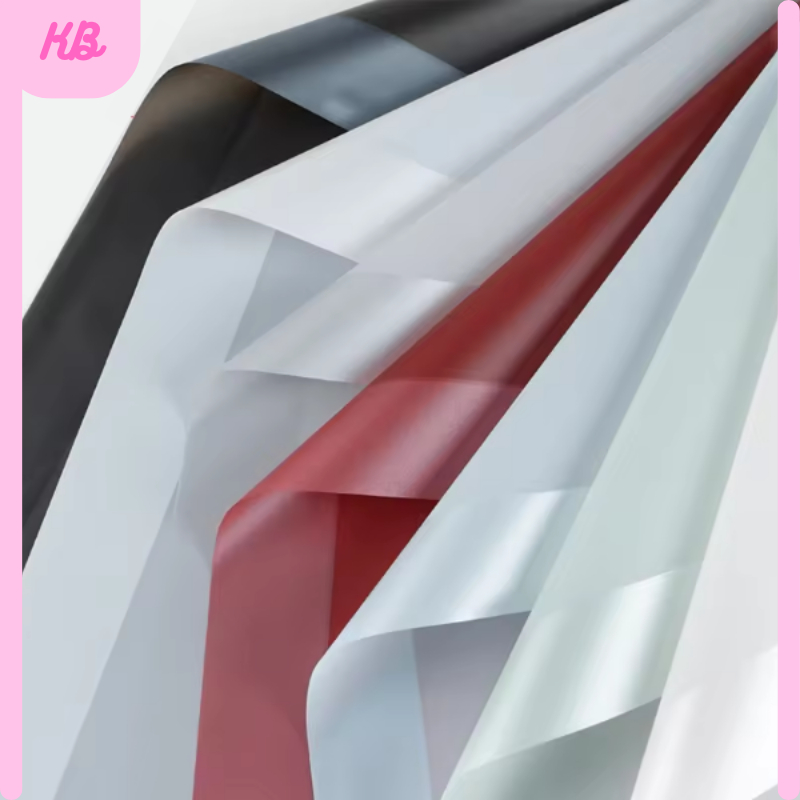 

Cellophane Flower Wrapping Big Line Color Kertas Buket Bunga Waterproof Ecer KB27