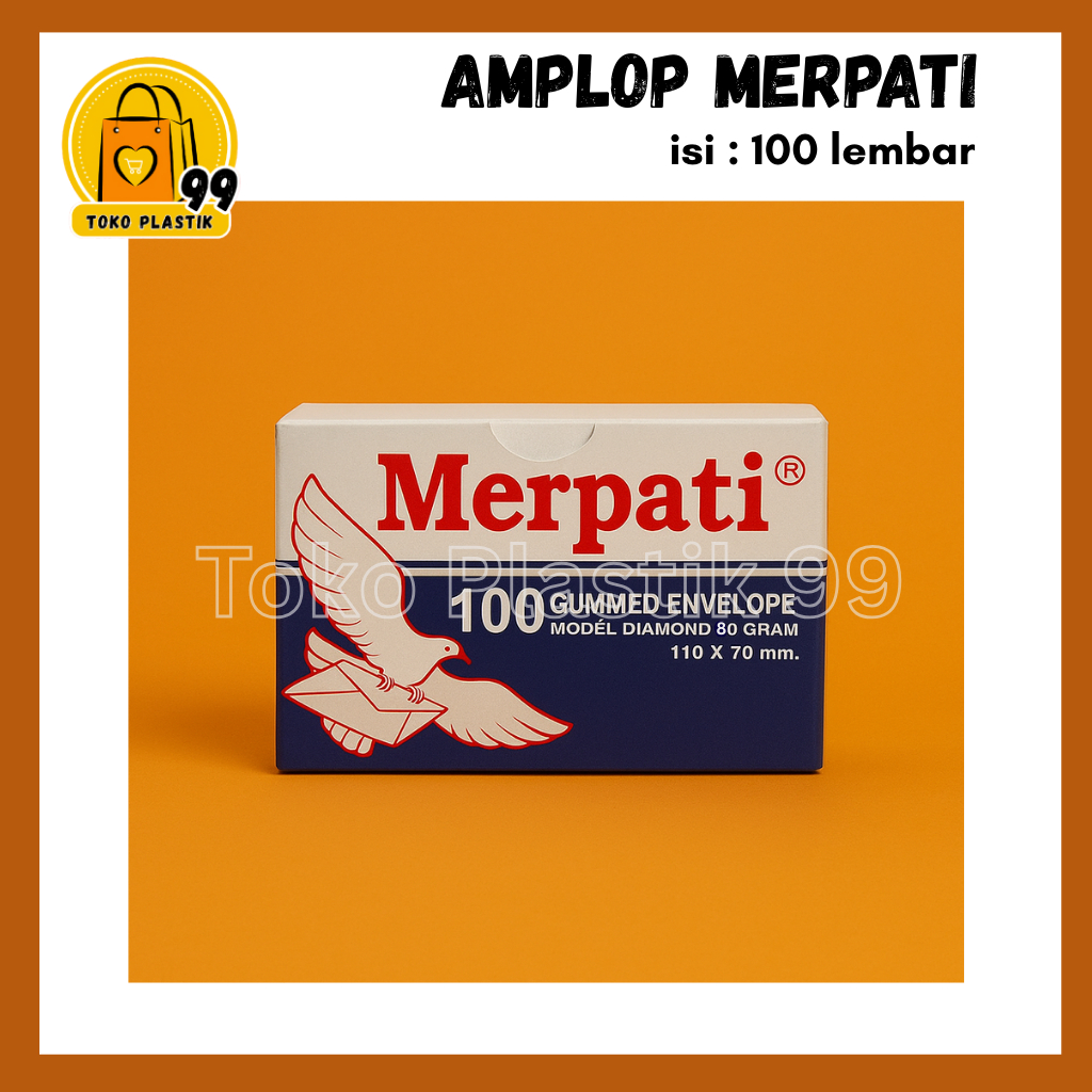 

TERMURAH!!! [GROSIR min 5 pack!!!] Amplop Merpati Kecil Tanpa Lem 110x70 mm Tebal 80 Gram / Amplop Merpati Kecil / Amplop Merpati Tanpa Lem harga untuk 1 pack