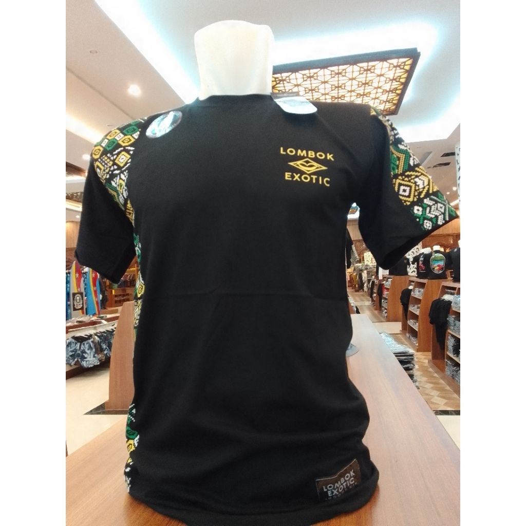 Kaos lombok exotic etnik - hitam