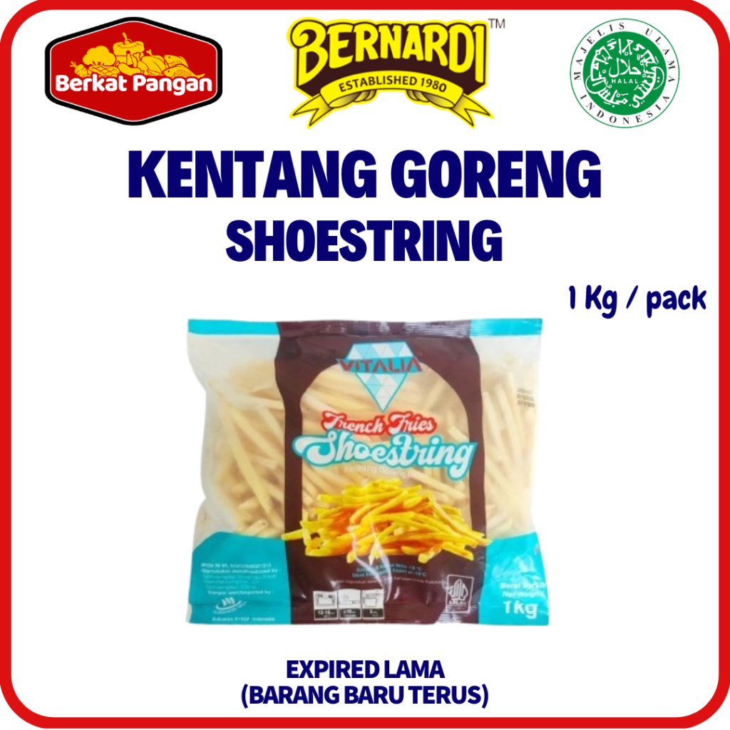 

Vitalia Shoestring Fries Kentang Goreng 1kg