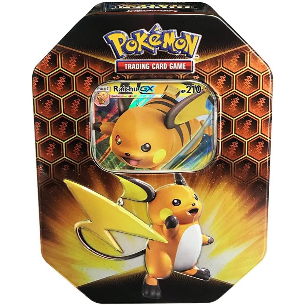Pokemon TCG: Sun & Moon Hidden Fates - Raichu-GX Collector's Tin