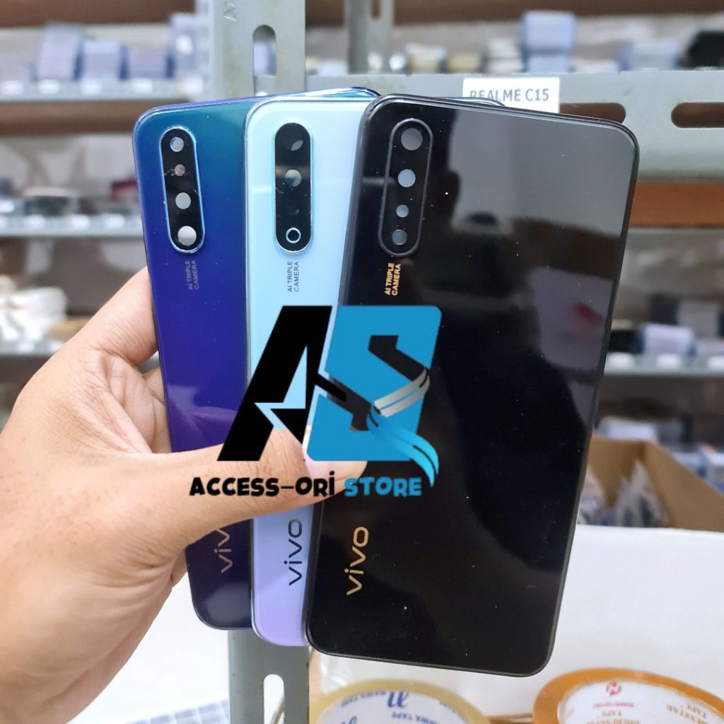 Casing Housing HP Vivo S1 1907 Backdoor + Bezel Bekdor Tutup Belakang Kesing