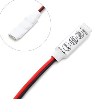 Modul Lampu Led Strip Controller 3 Key 5V 12V 24V Strobo Flash Kedip Rgb Tombol 5 12 24 Volt