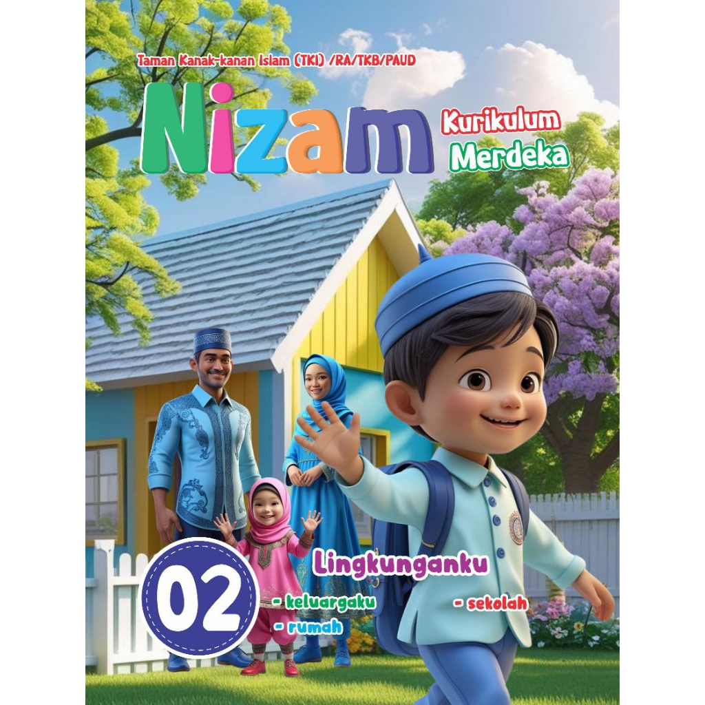 Majalah TK Islam Nizam 02 lingkunganku Kel. B