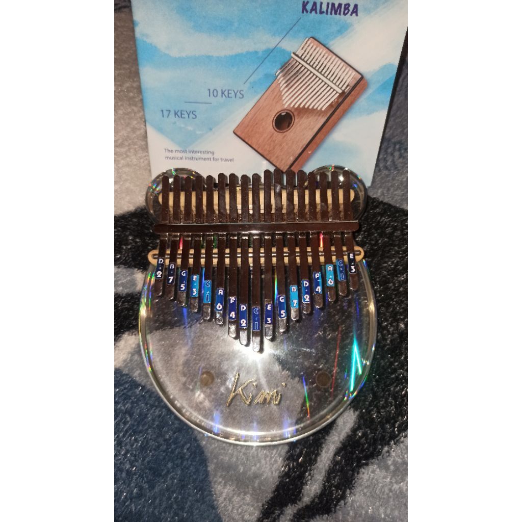 preloved kalimba Kimi rainbow