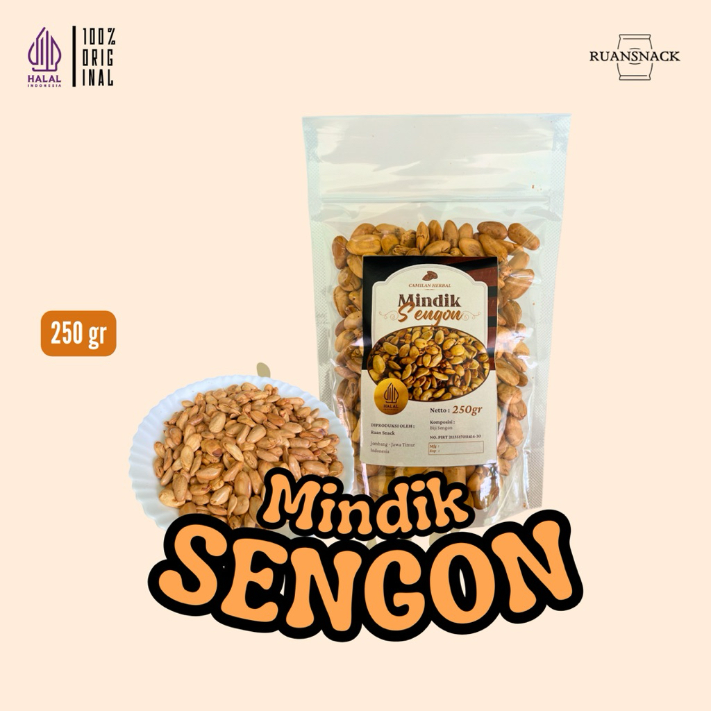 

kacang kedawung / mindik sengon siap makan 250gr rasa pahit gurih