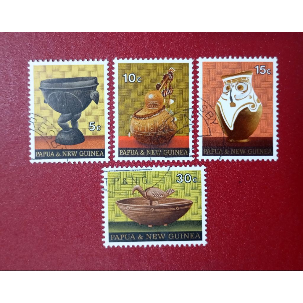 

PRANGKO PAPUA & NEW GUINEA 4 KEPING