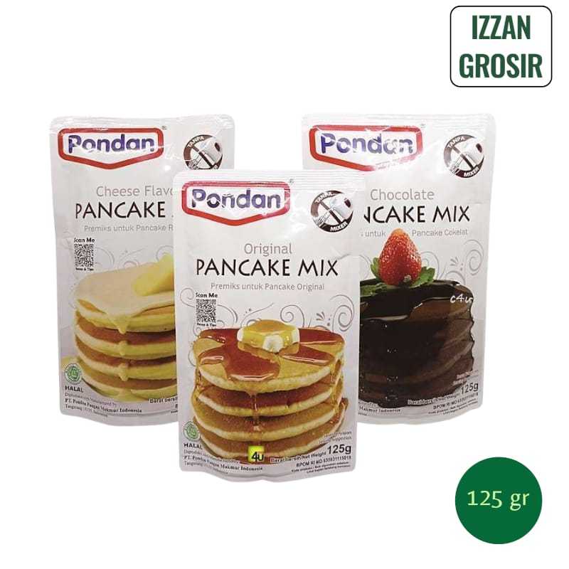 

Pondan Pancake Mix pouch 125gr Promo exp Terbaru
