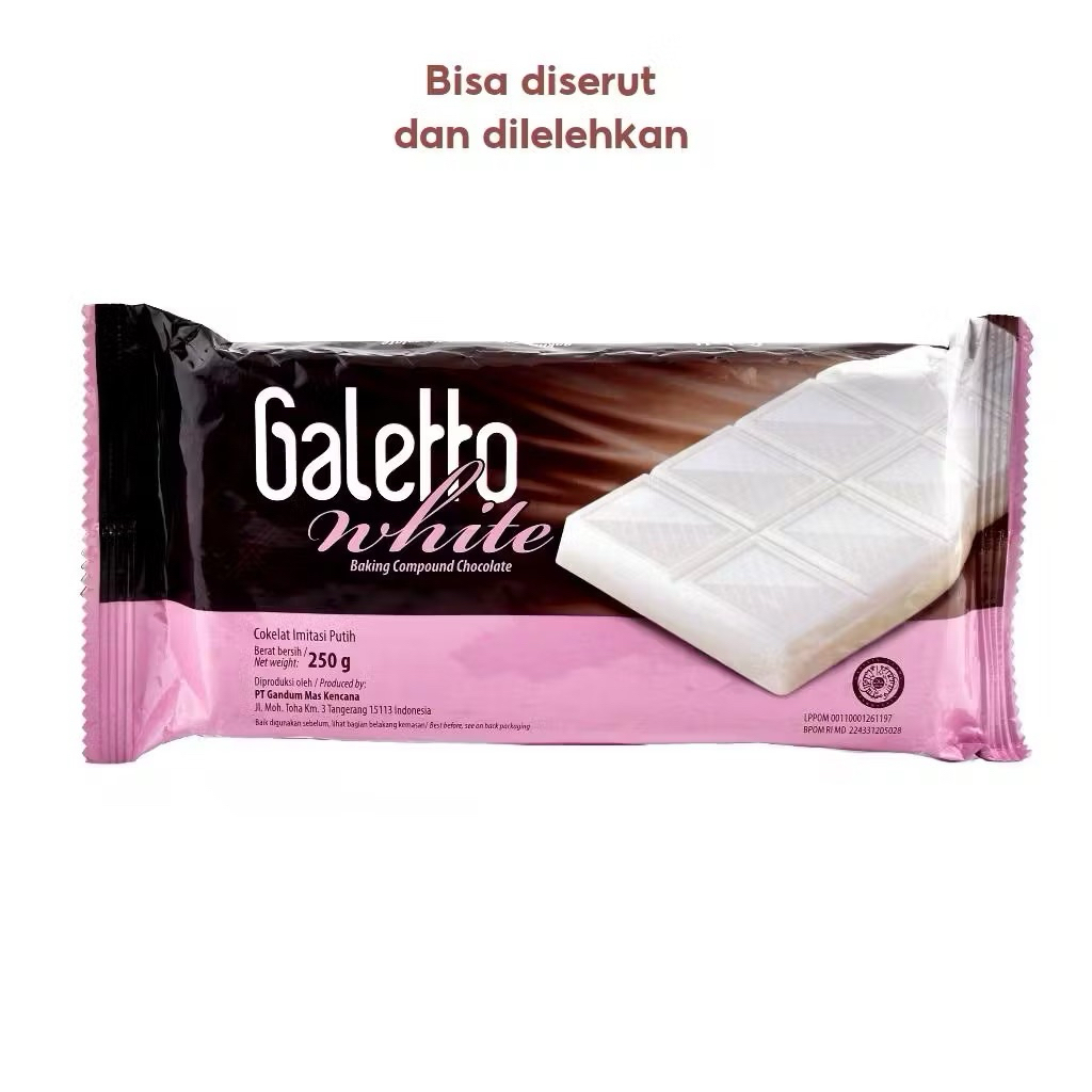 

Galetto white coklat 250gr