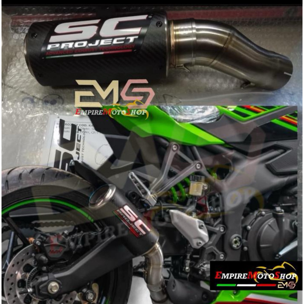 Knalpot SC Project ZX25 R ZX 25 R ZX4 RR Slip On CRT Carbon