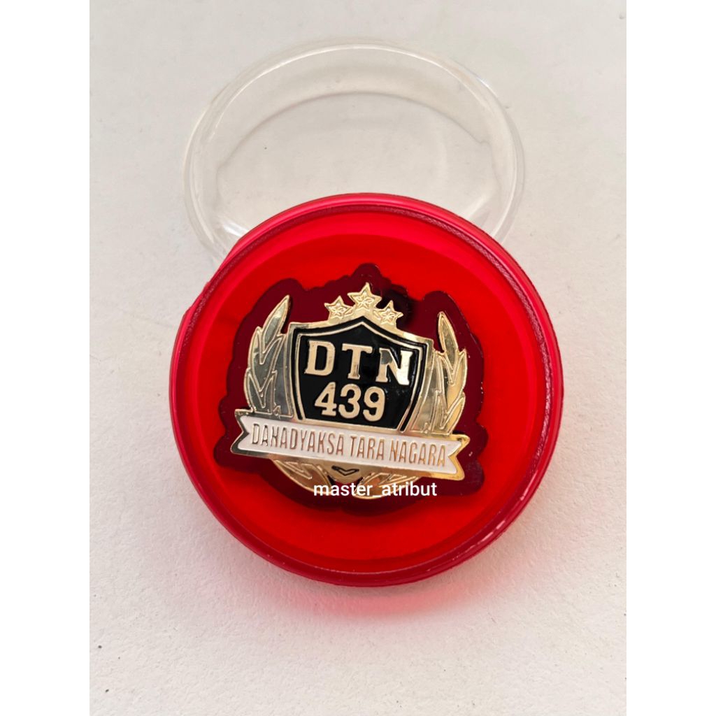PIN DTN 439 | PIN DTN439 | PIN LETTING POLRI | jual pin dtn premium lapis mika merah | DANADYAKSA TA