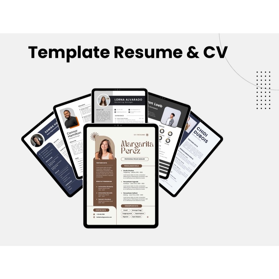 100++ Template CV + CV ATS