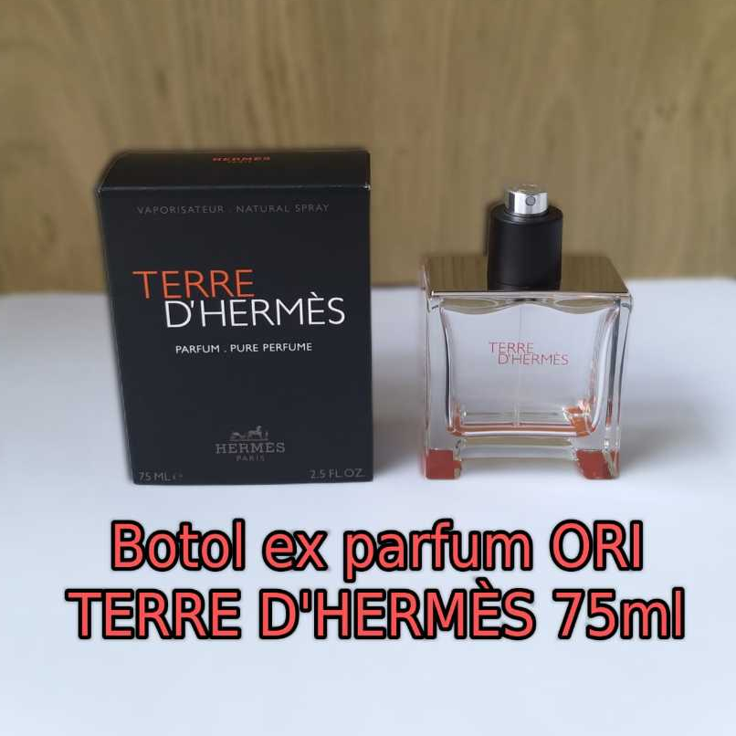 Botol kosong/bekas parfum ORI  ex TERRE D'HERMES 75ml